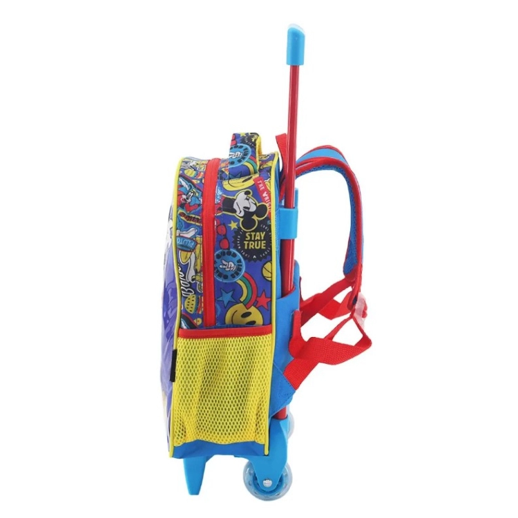 Mochila Escolar LSD 2026 Disney Mickey 12" con Carro Art.71.2100004